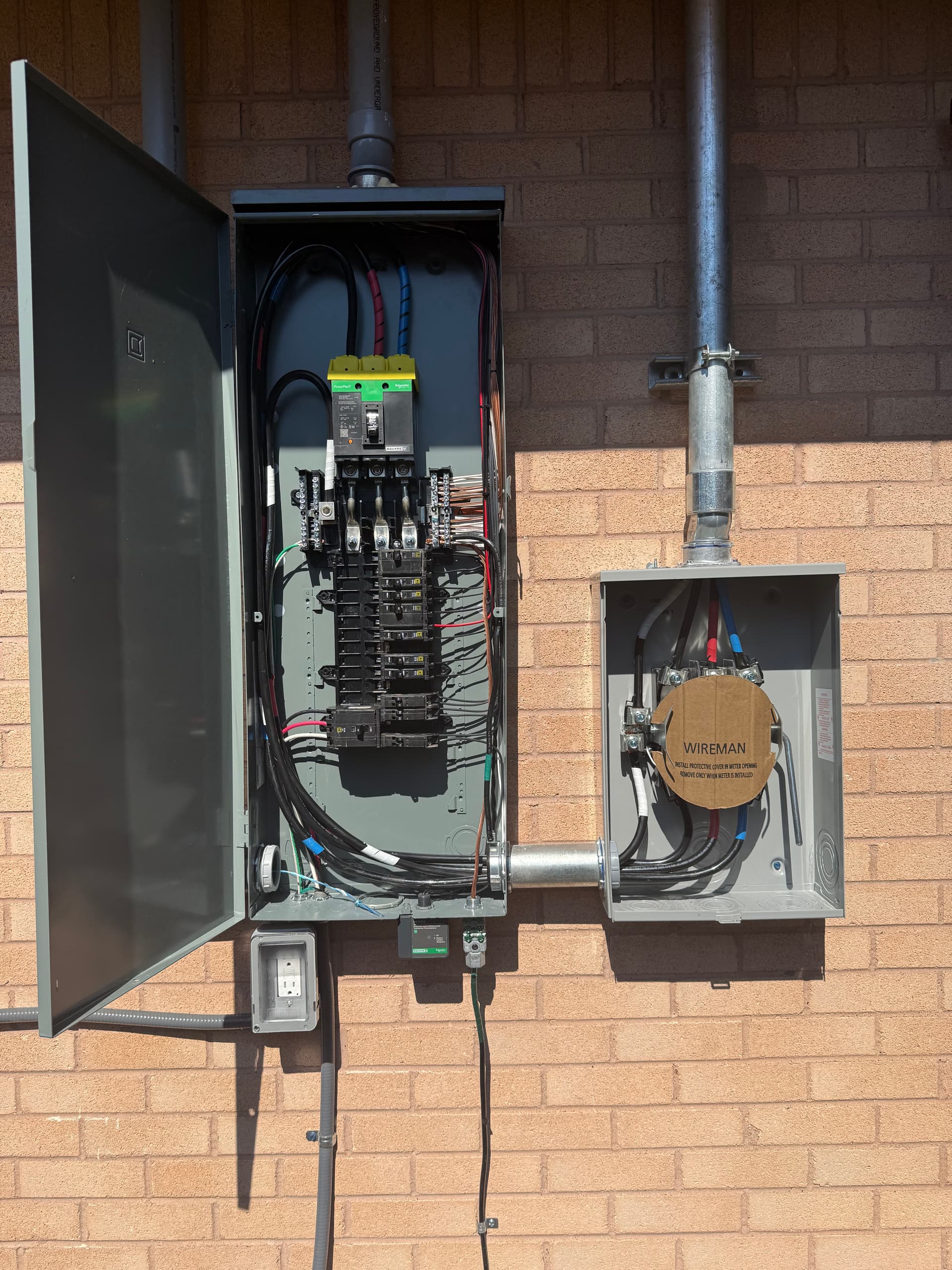 Gallery photos for Federal Pacific Panel Replaced With a New 3-Phase Setup: Image #1