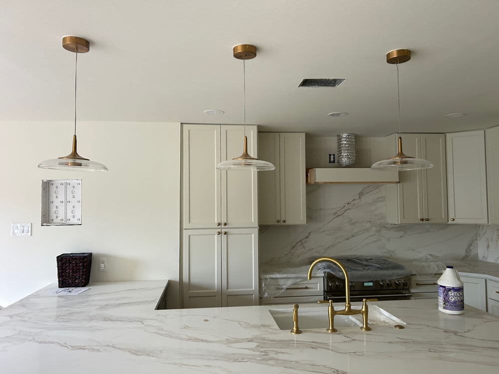 Kitchen Electrical Upgrade with Pendant Lighting in Carrollton image
