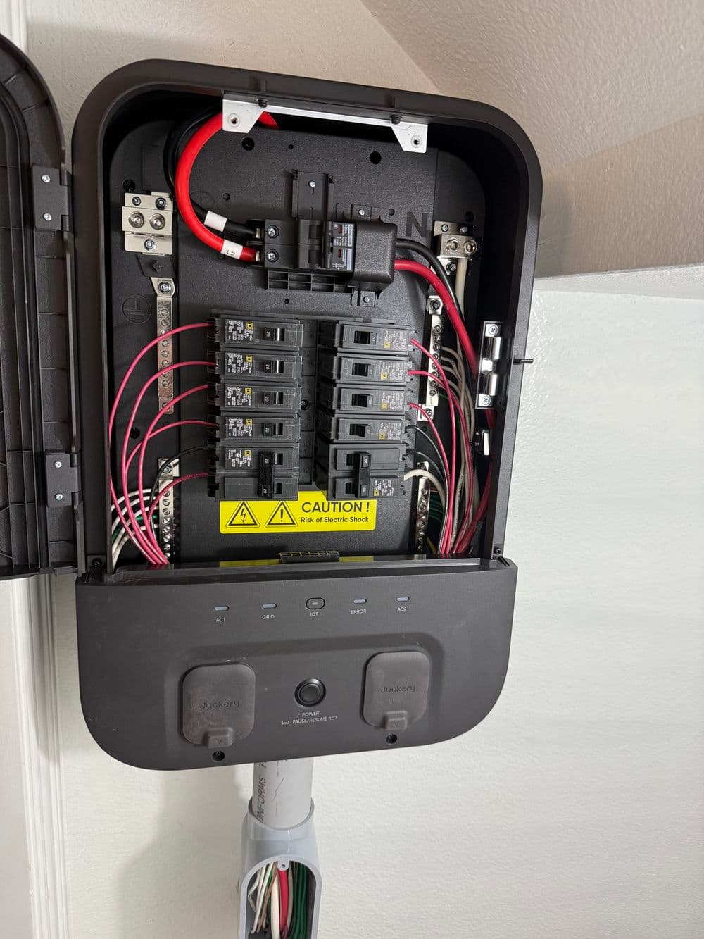 Project Jackery Battery Backup and Automatic Transfer Switch Install in Dallas image