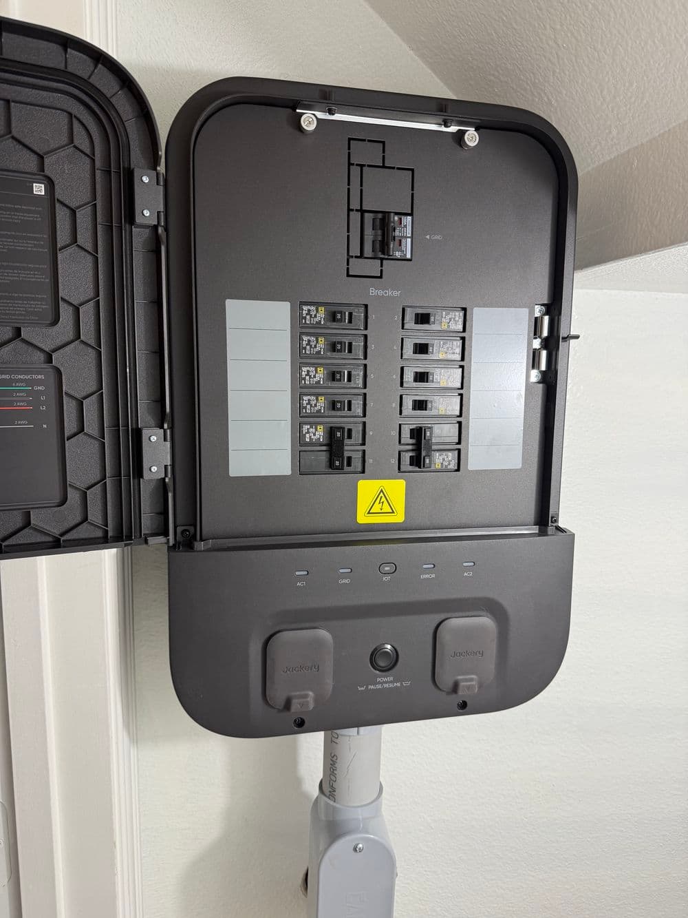 Gallery photos for Jackery Battery Backup and Automatic Transfer Switch Install in Dallas: Image #1