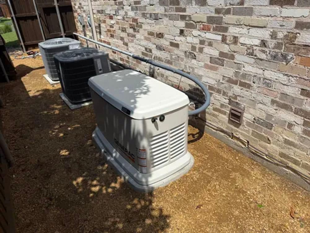 26KW Generac Generator Install in Frisco TX